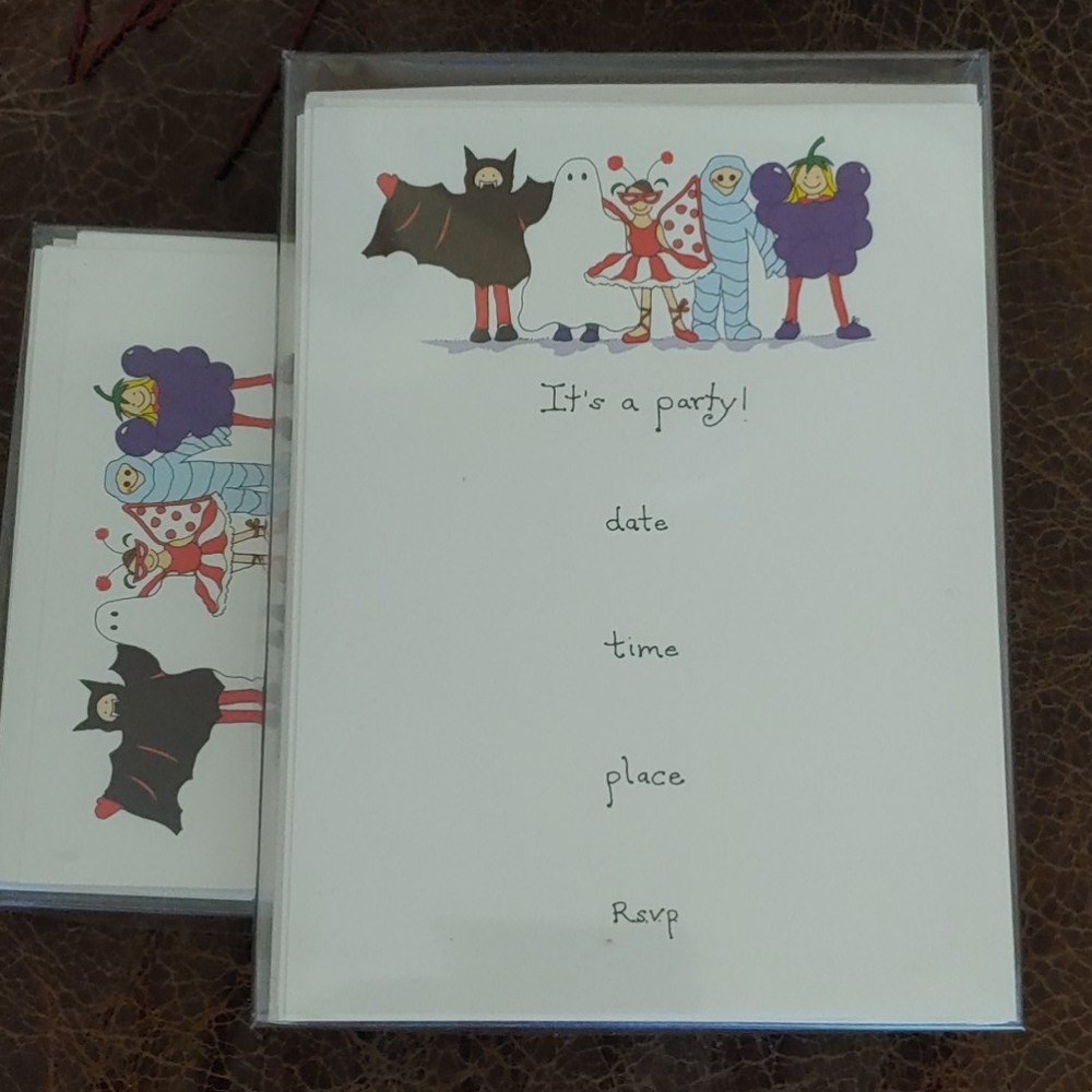 Halloween invitations 2 boxes (30 Total)